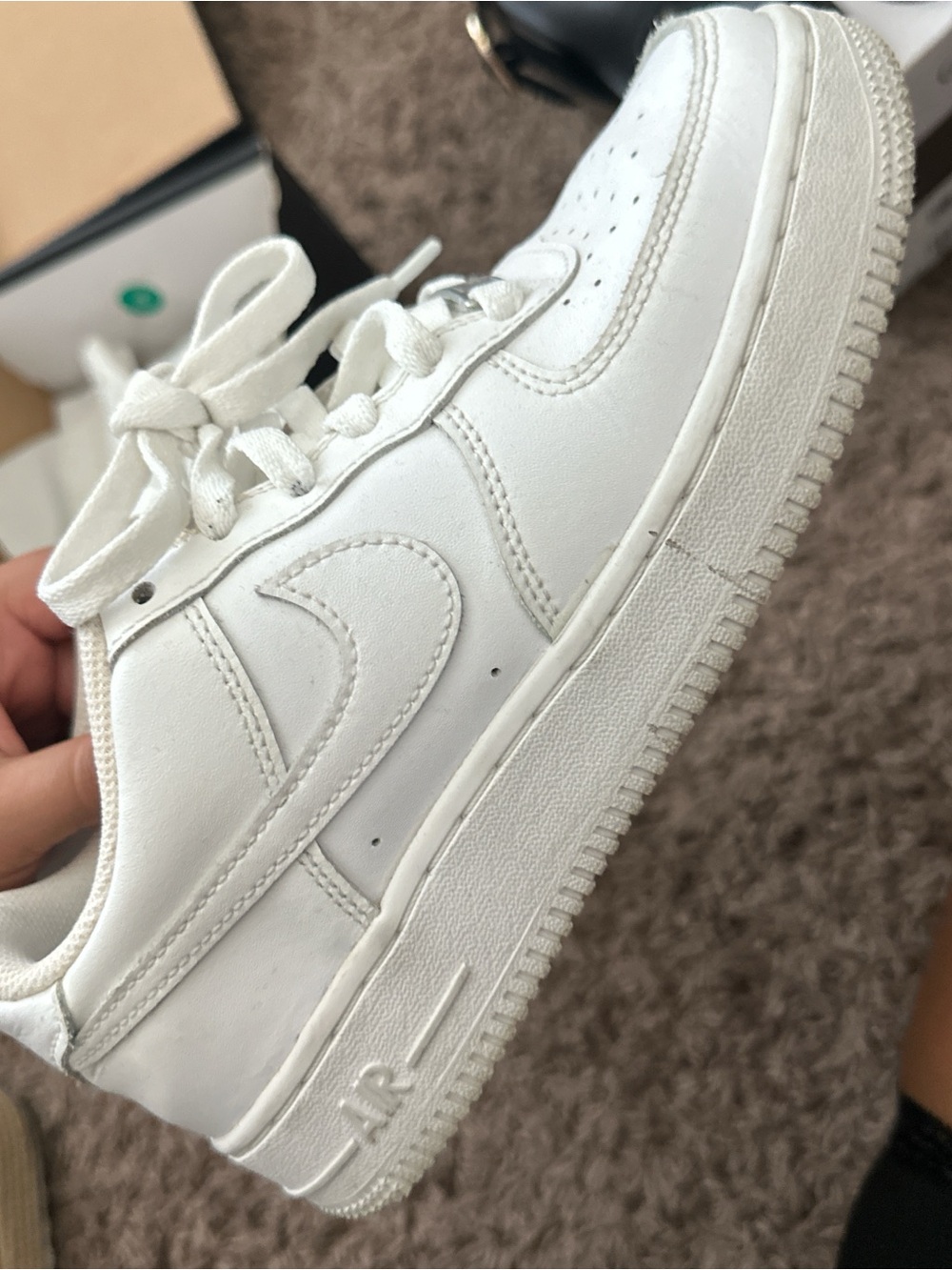 Nike White Low-Top Sneakers
